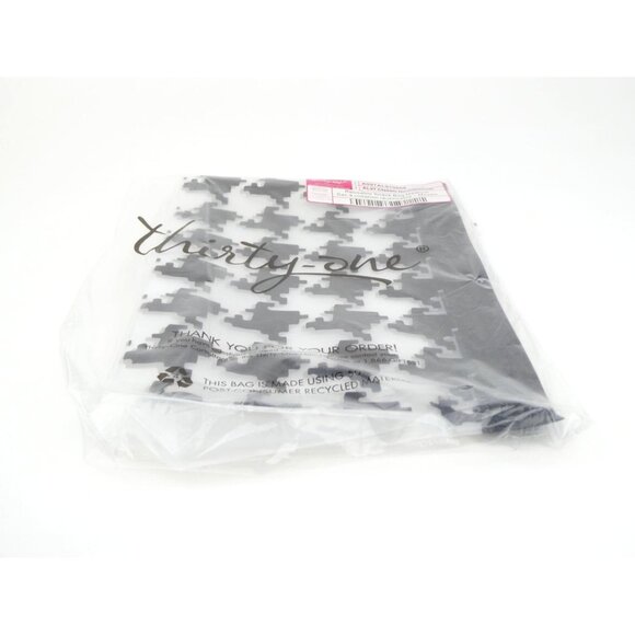 Thirty-One Classic Houndstooth Small & Medium Reusable Snack Bag Set NWT - Picture 11 of 16